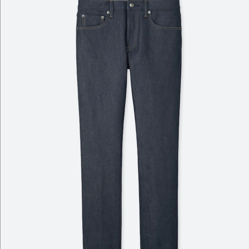 Uniqlo Stretch Selvedge Slim-Fit Jeans 32x34